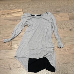 Y-3 Light Gray Long Sleeve Dress